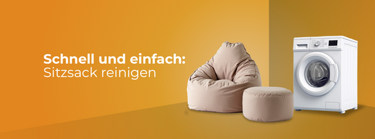 So reinigen Sie einen Sitzsack