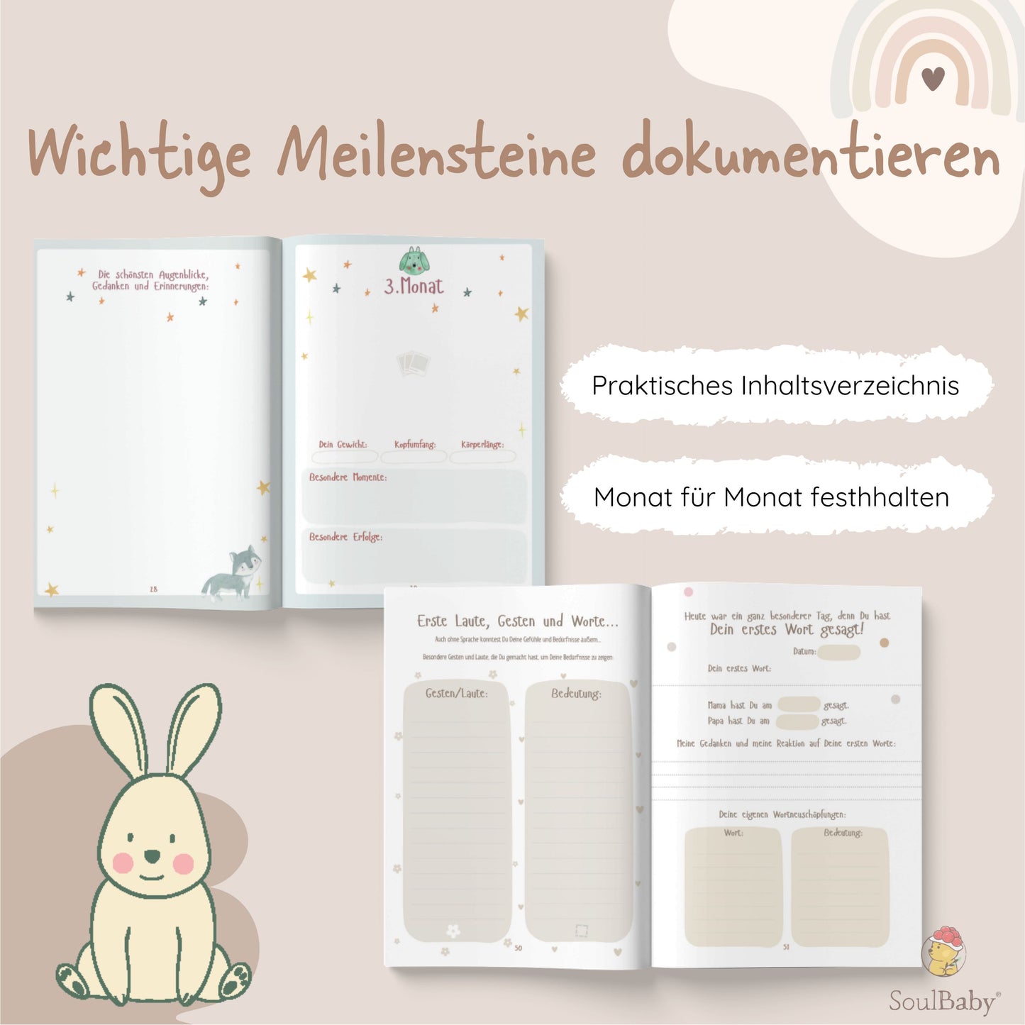 BABYTAGEBUCH "Mein erstes Jahr" von Joyfill