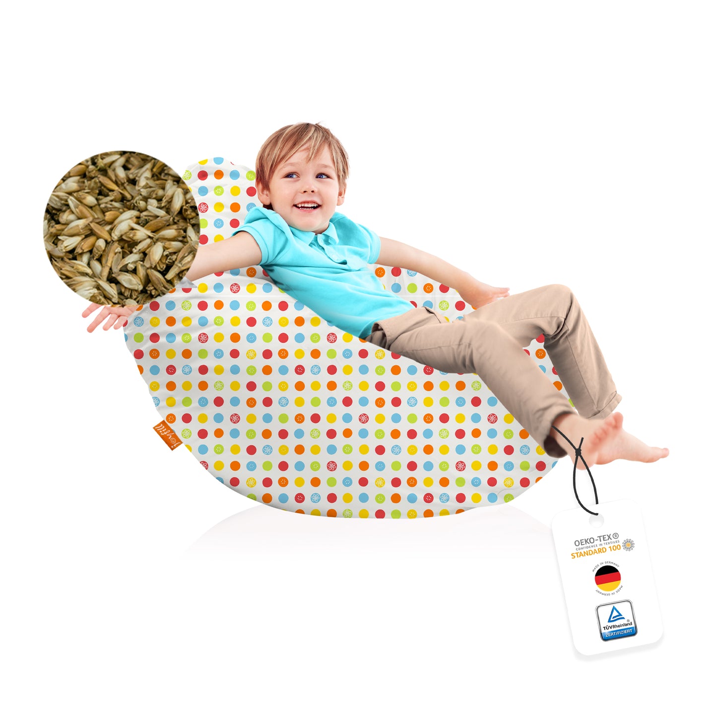 XXL Sitzsack mit Dinkel