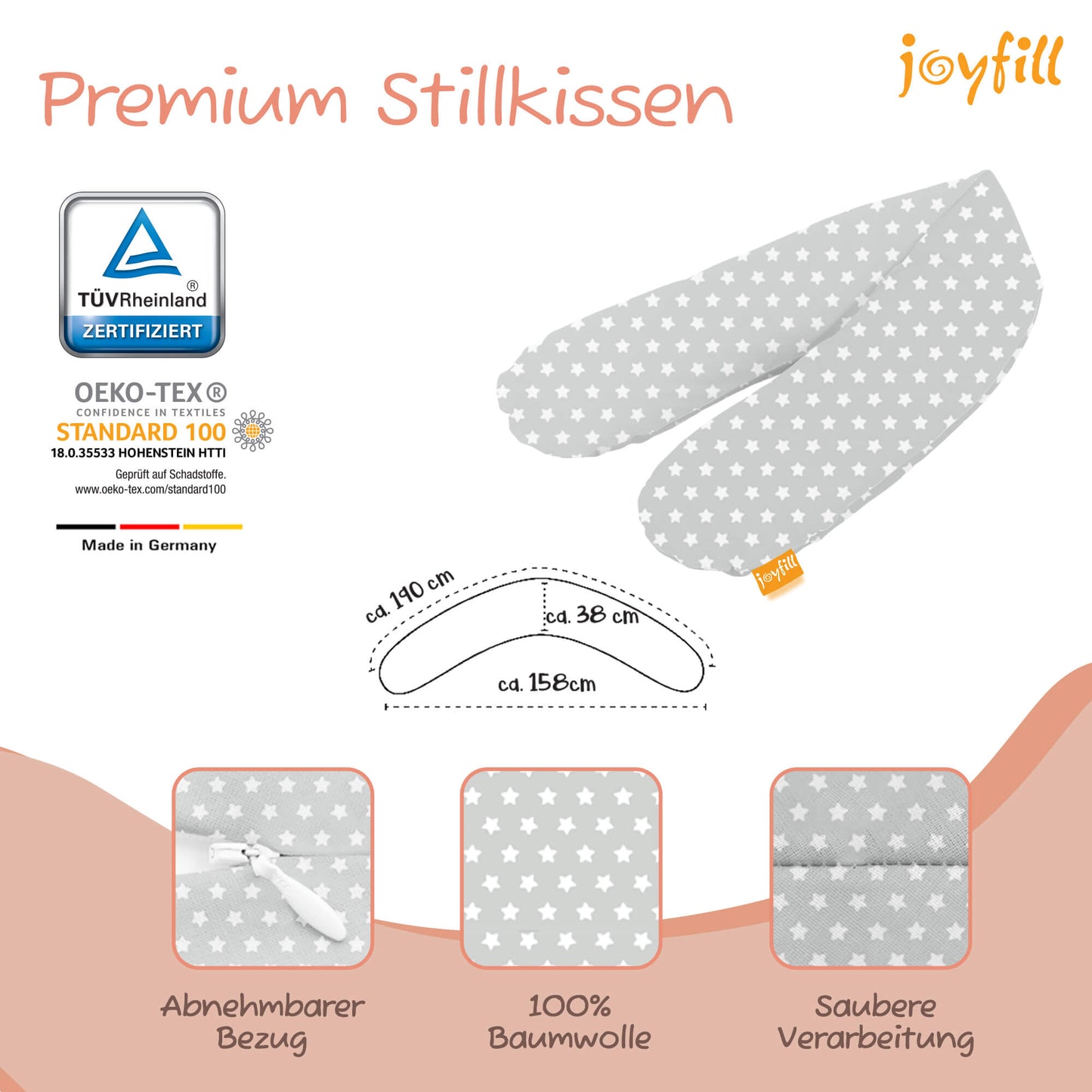 Joyfill Stillkissen XL mit EPS
