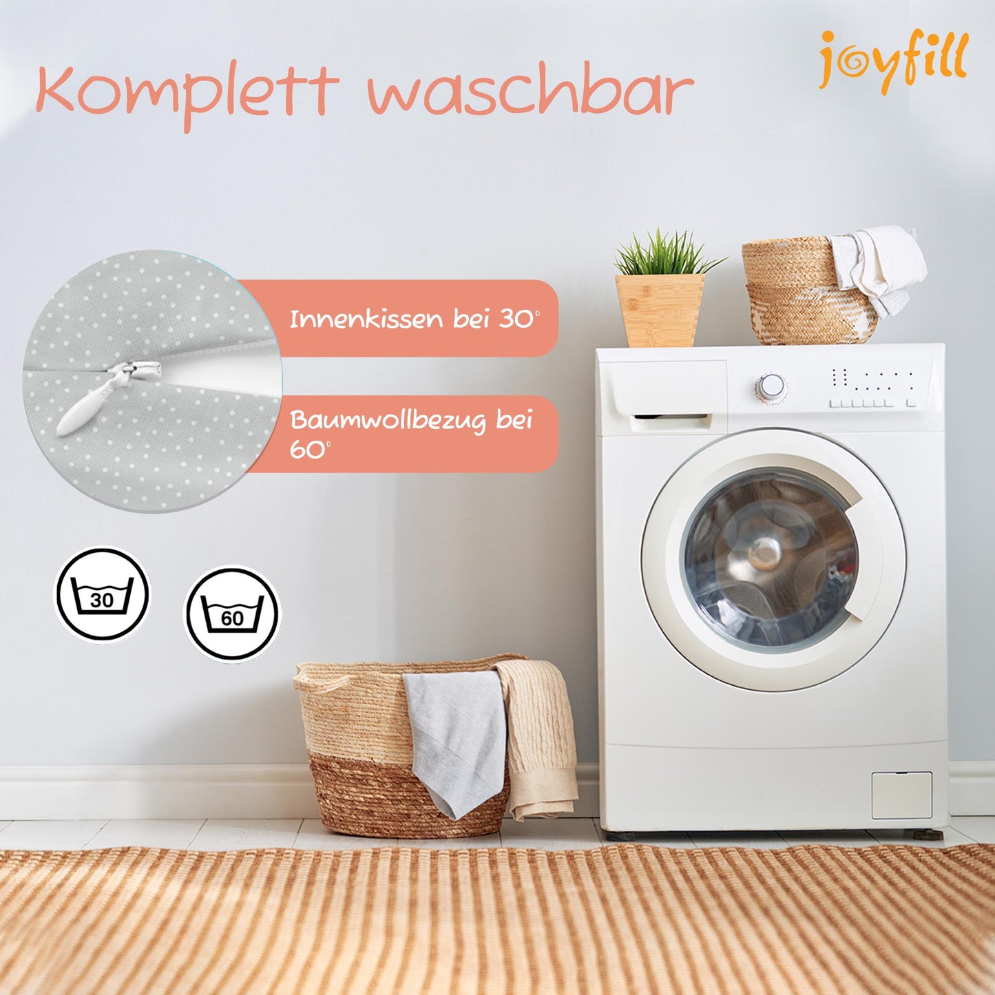 Joyfill Stillkissen (170cm) mit EPS