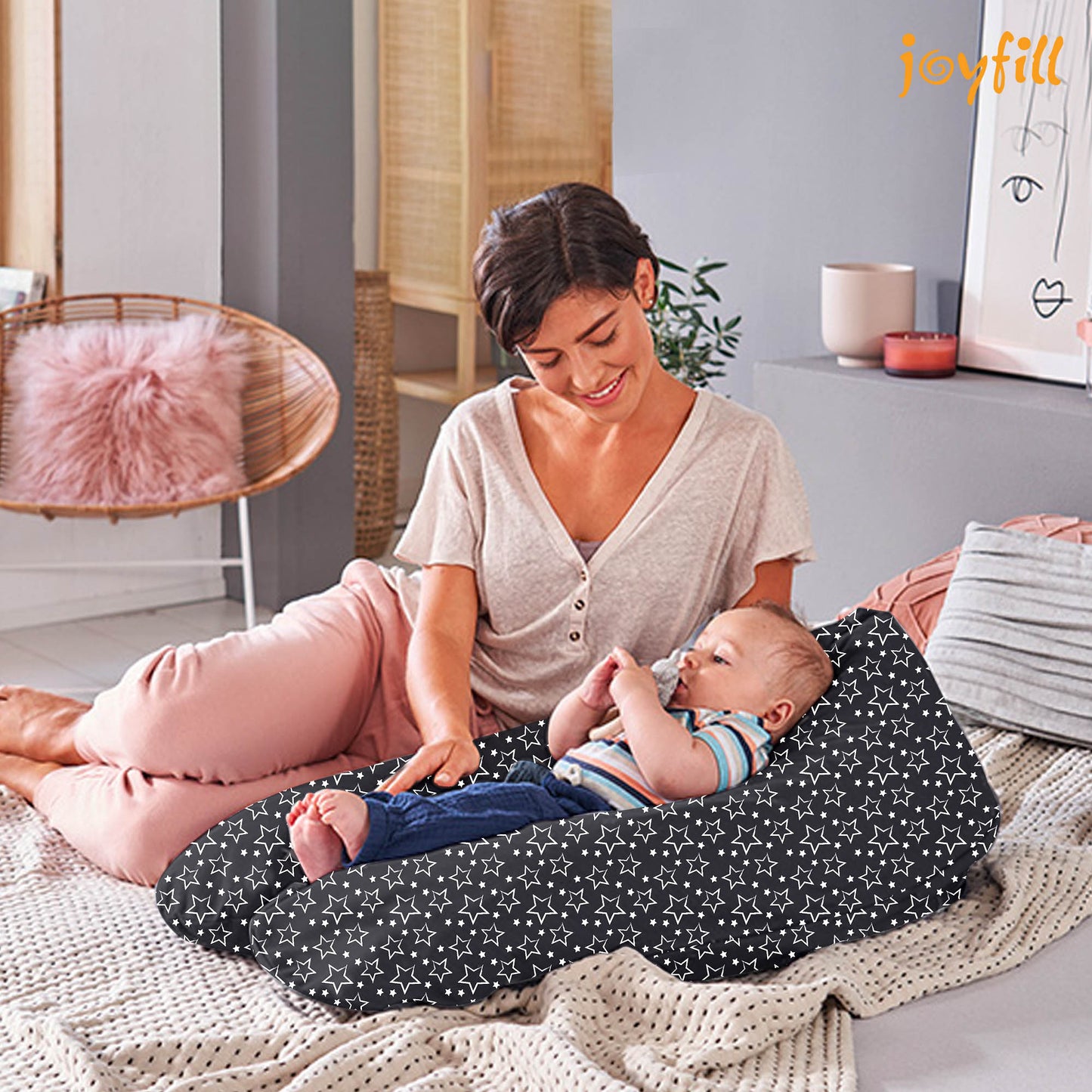 Joyfill Stillkissen (190cm) mit BioFoam