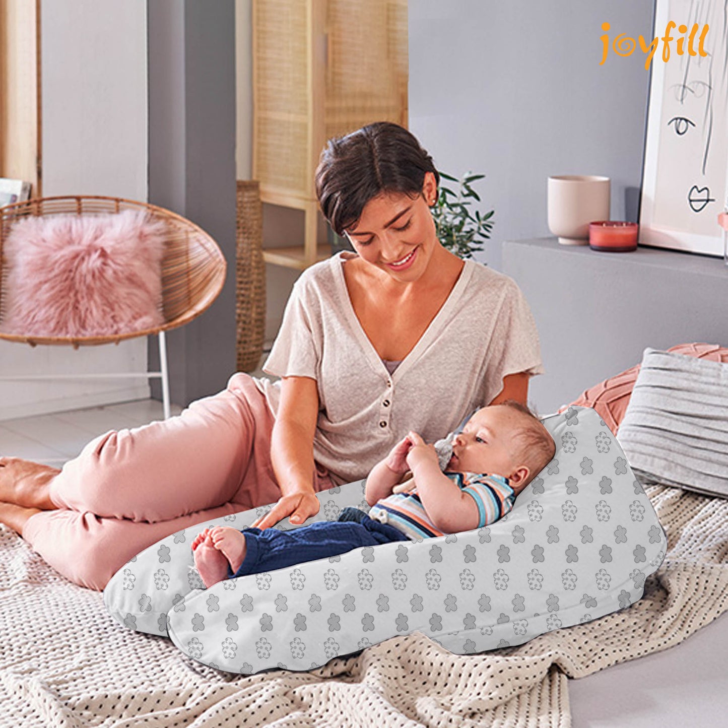 Joyfill Stillkissen (190cm) mit BioFoam