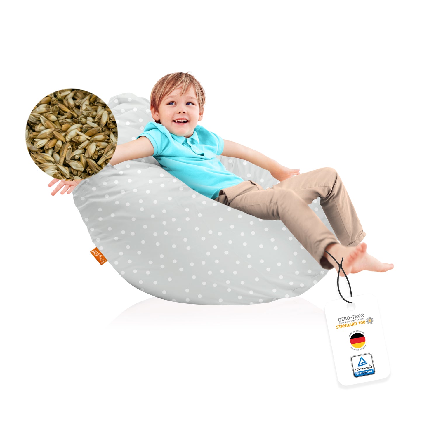 XXL Sitzsack mit Dinkel