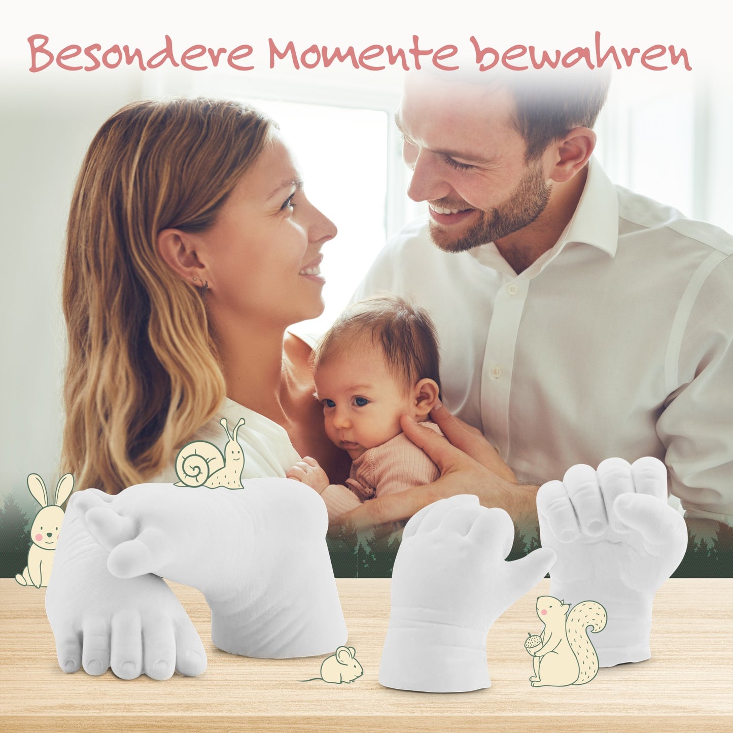 HAND - & FUßABDRUCKSET BABY von Joyfill