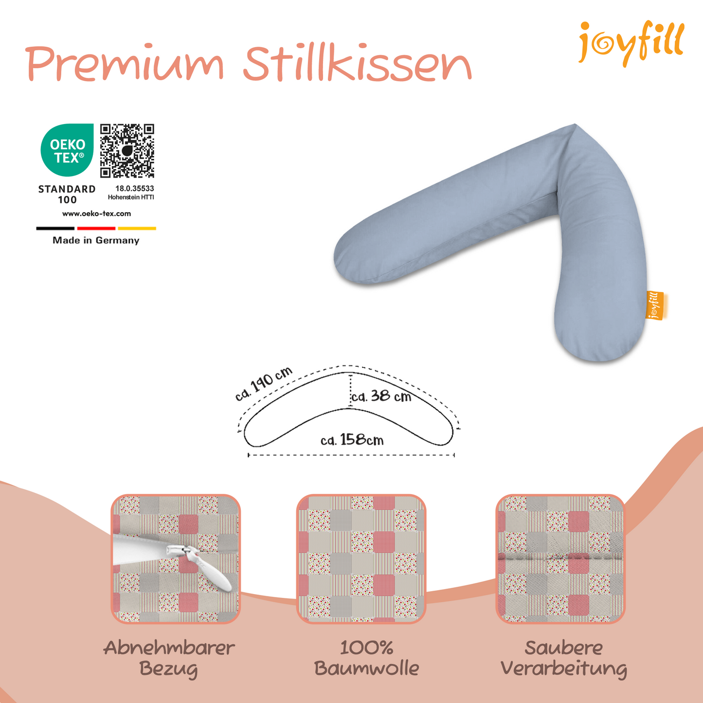 Joyfill Stillkissen XL mit EPS