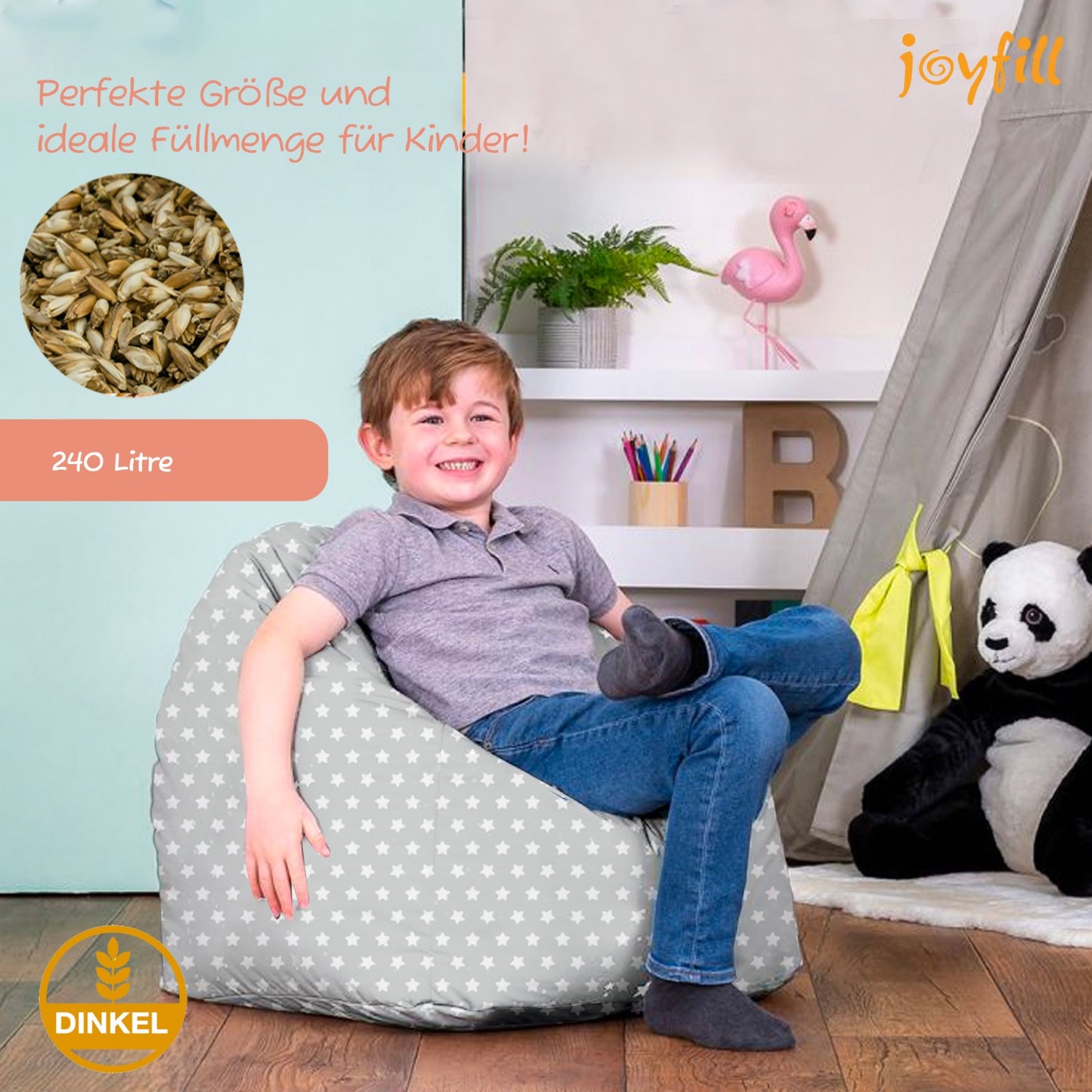 XXL Sitzsack mit Dinkel