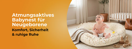 Atmungsaktives Babynest für Neugeborene – Komfort, Sicherheit & ruhige Ruhe