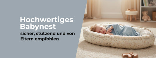 Hochwertiges Babynest – sicher, stützend und von Eltern empfohlen