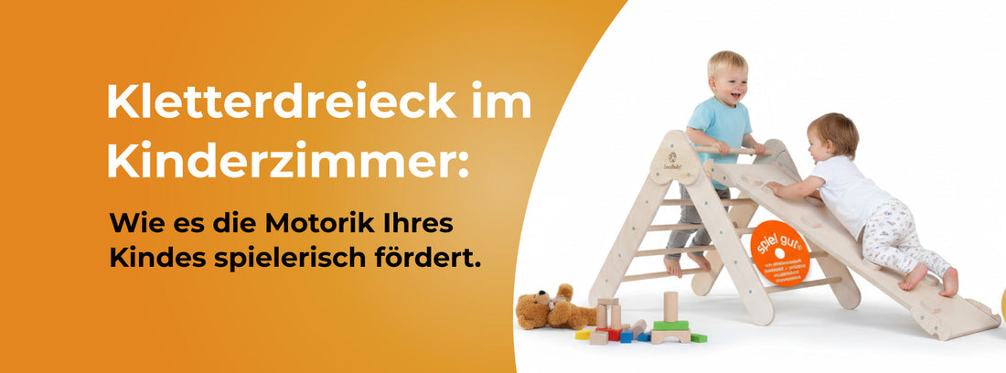 Kletterdreieck im Kinderzimmer: Wie es die Motorik Ihres Kindes spielerisch fördert.