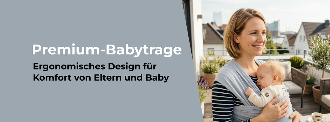 Premium-Babytrage – Ergonomisches Design für Komfort von Eltern und Baby