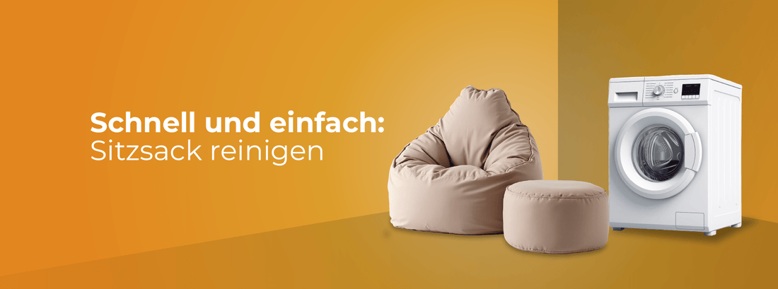 So reinigen Sie einen Sitzsack - Joyfill 