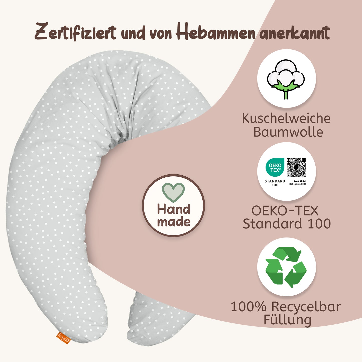 Joyfill Stillkissen XL mit EPS
