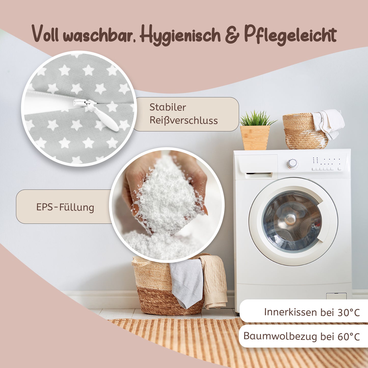 Joyfill Stillkissen (170cm) mit EPS