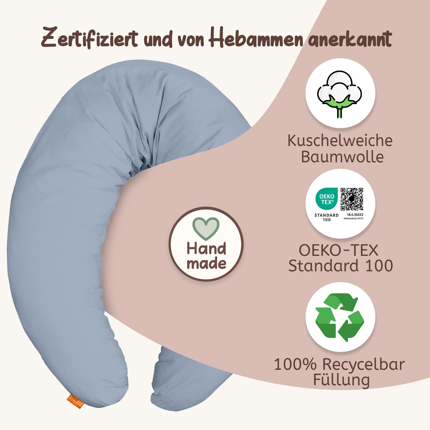 Joyfill Stillkissen (170cm) mit EPS