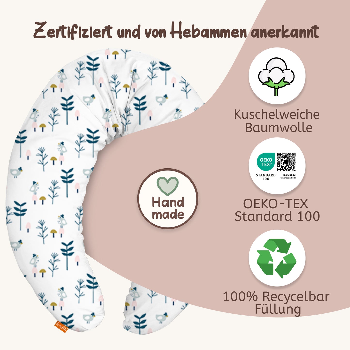 Joyfill Stillkissen (170cm) mit EPS