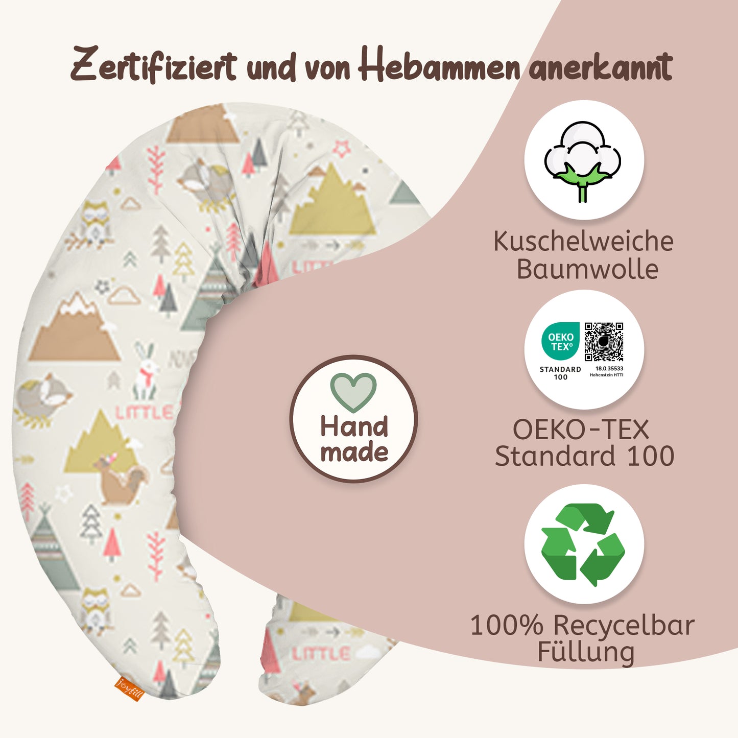 Joyfill Stillkissen (170cm) mit EPS