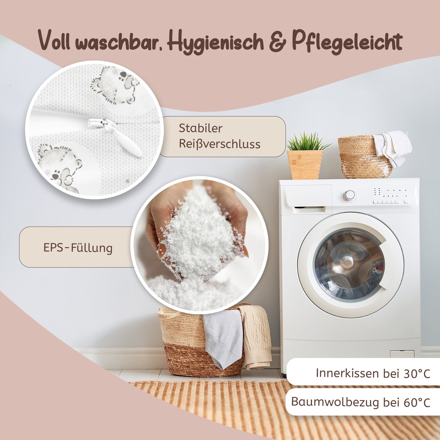 Joyfill Stillkissen (170cm) mit EPS