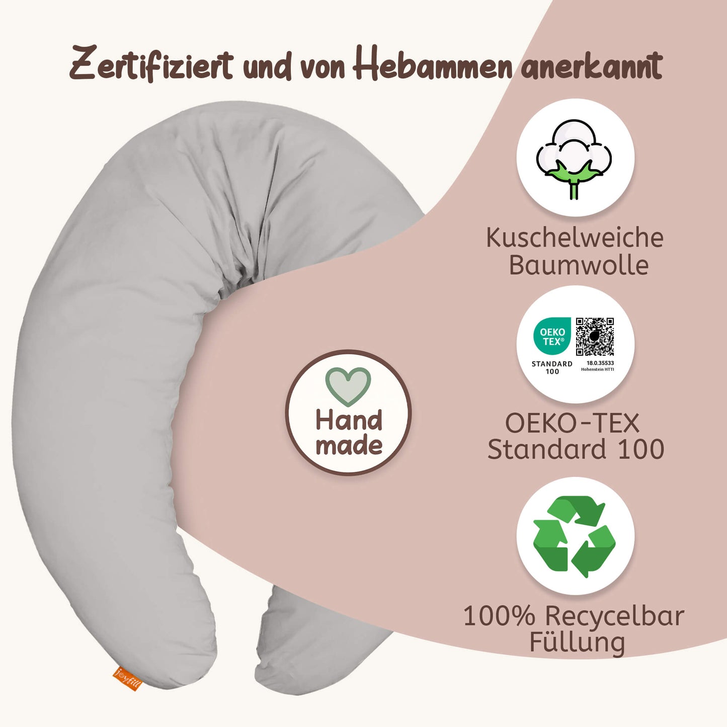 Joyfill Stillkissen (170cm) mit EPS