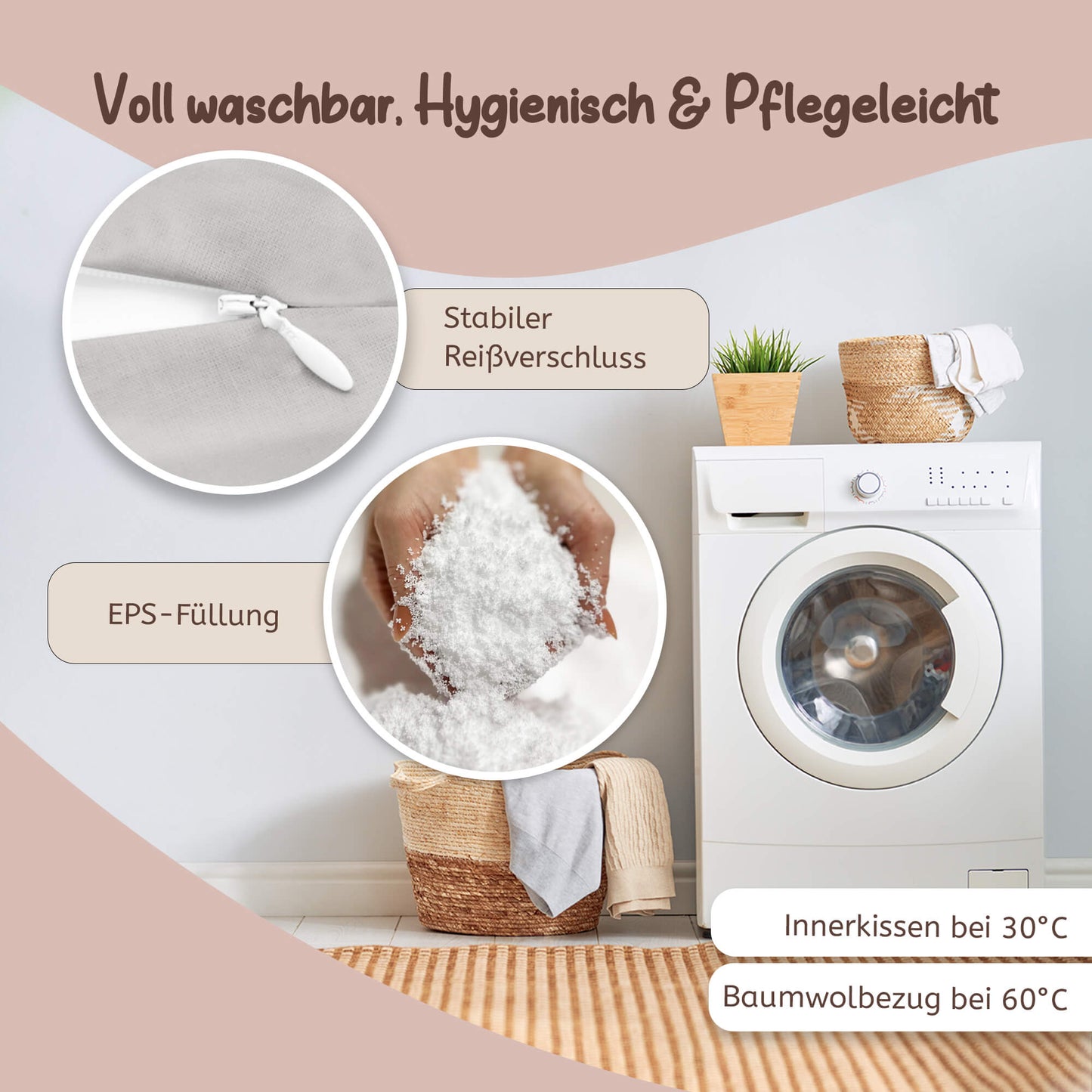 Joyfill Stillkissen (170cm) mit EPS