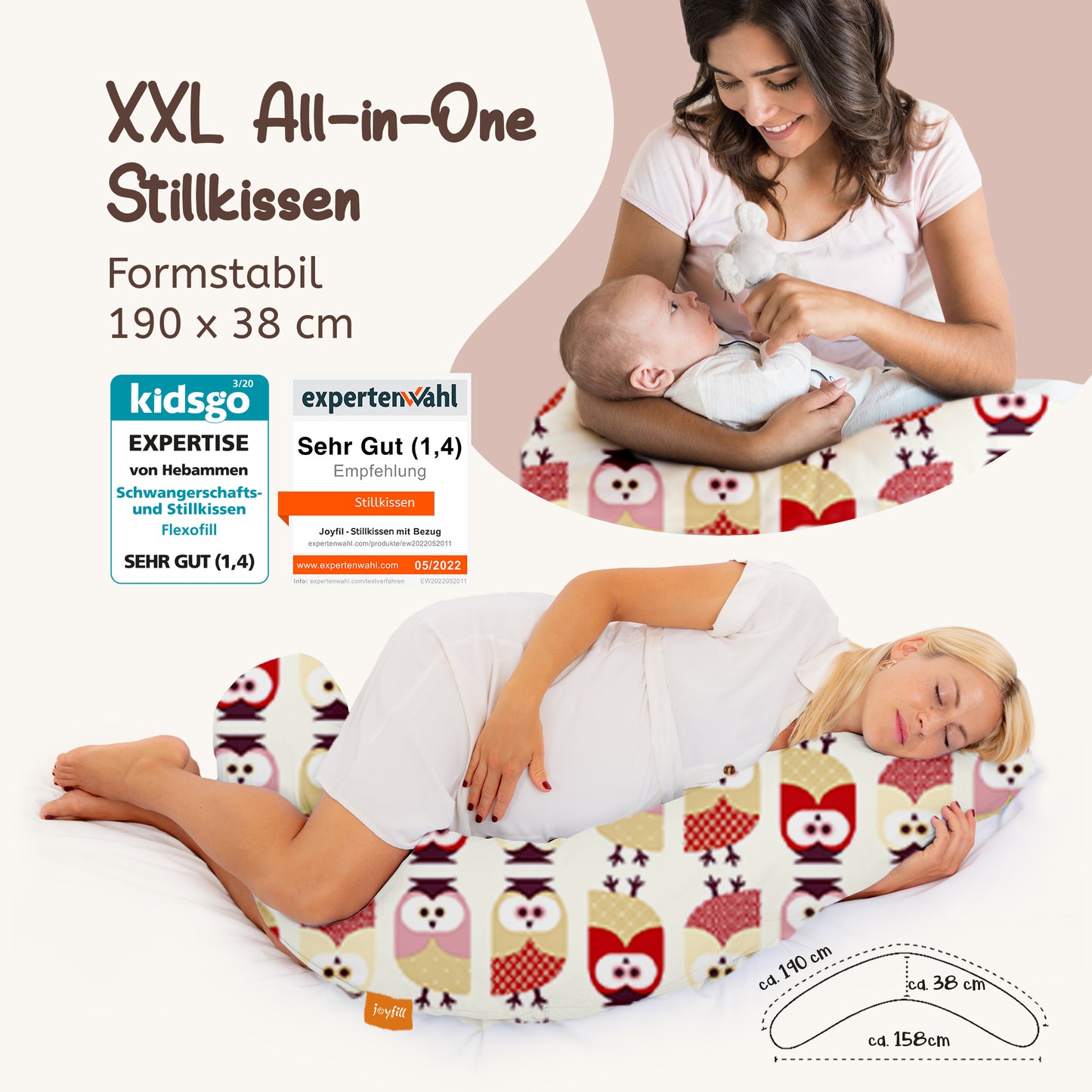 Joyfill Stillkissen XL mit EPS