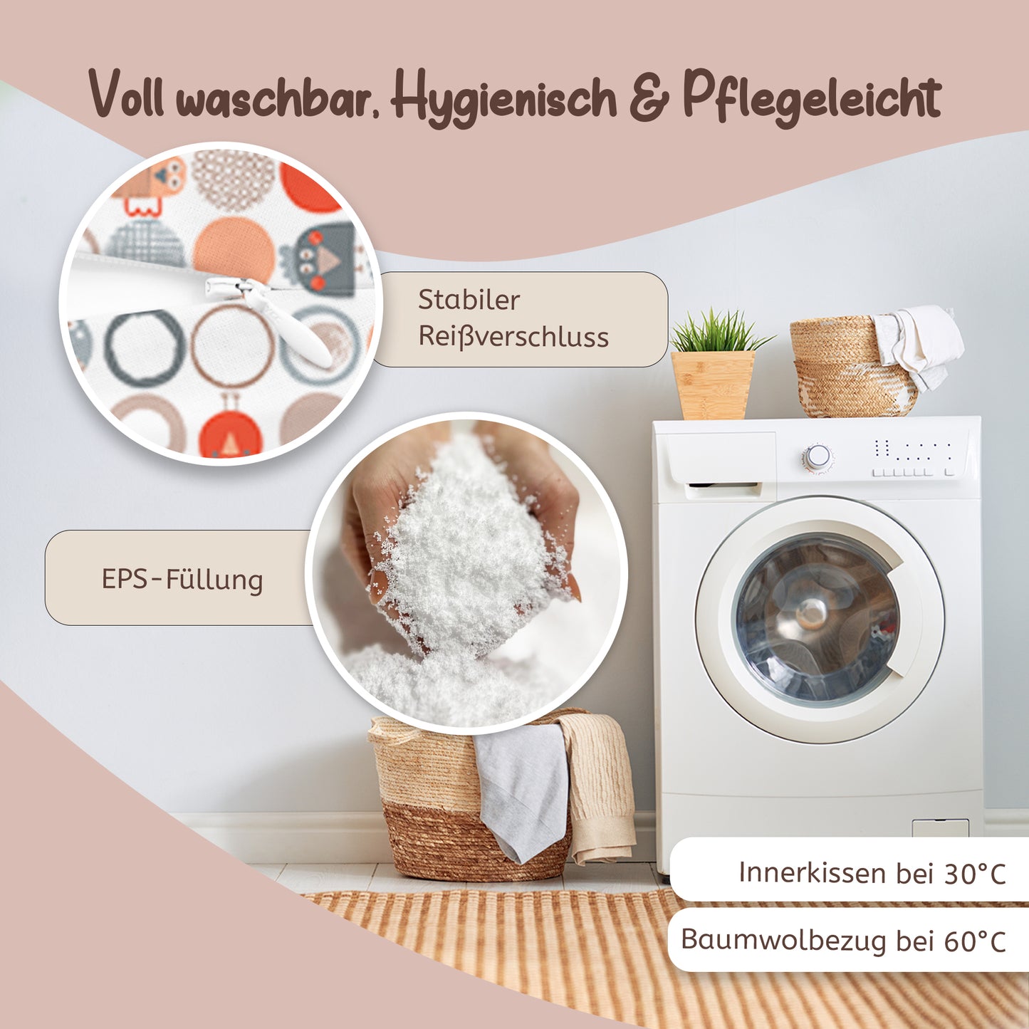 Joyfill Stillkissen (170cm) mit EPS