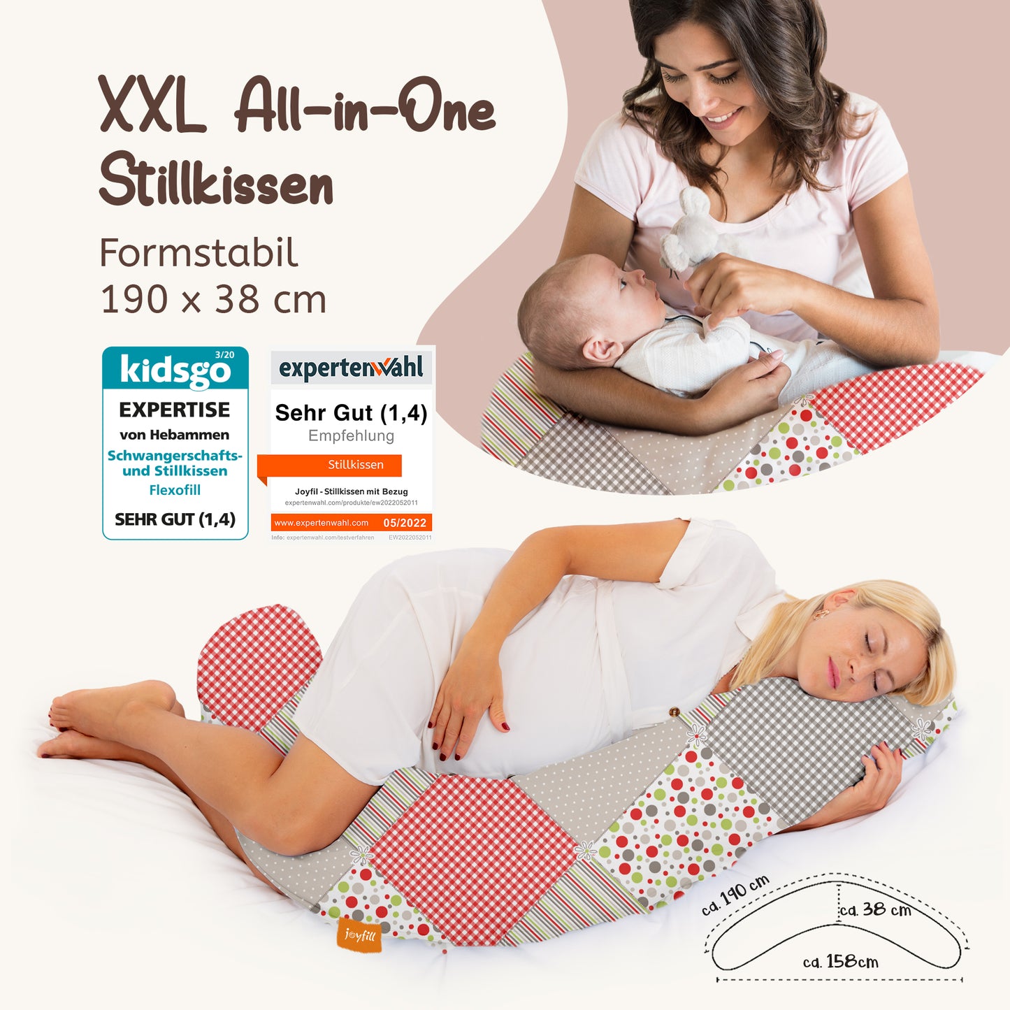 Joyfill Stillkissen XL mit EPS