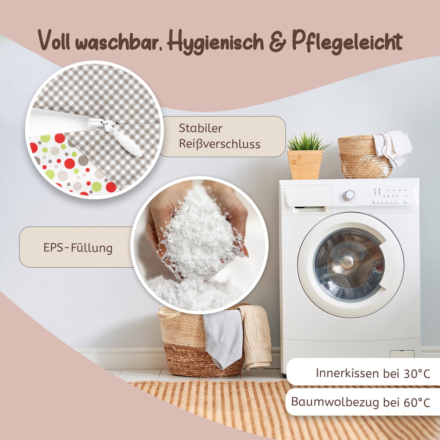 Joyfill Stillkissen (170cm) mit EPS