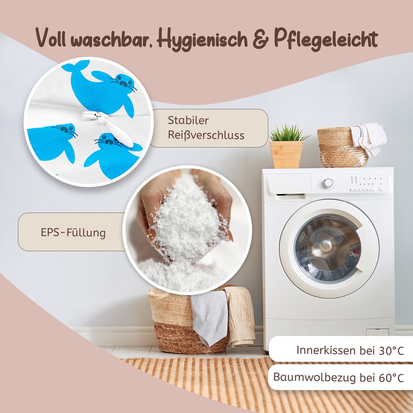 Joyfill Stillkissen (170cm) mit EPS