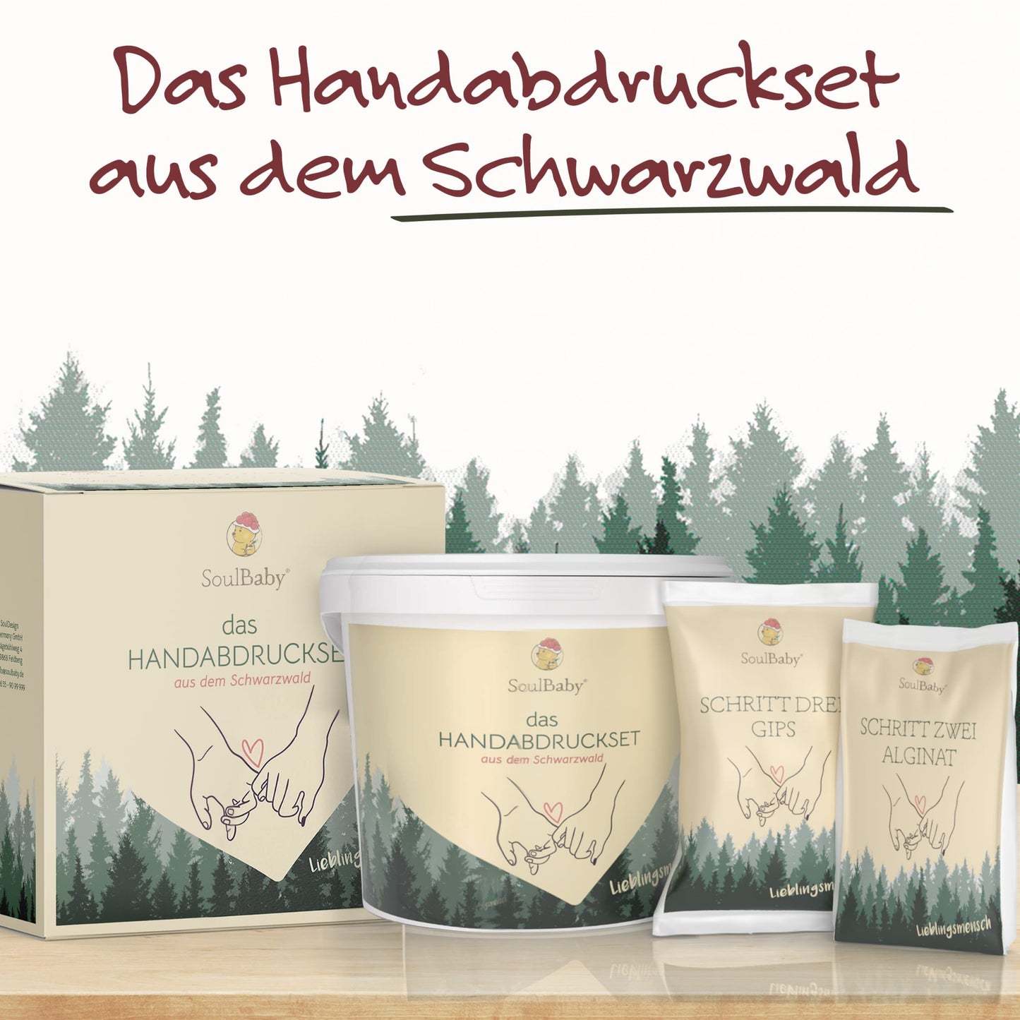 SoulBaby® Handabdruck Set für Paare von Joyfill