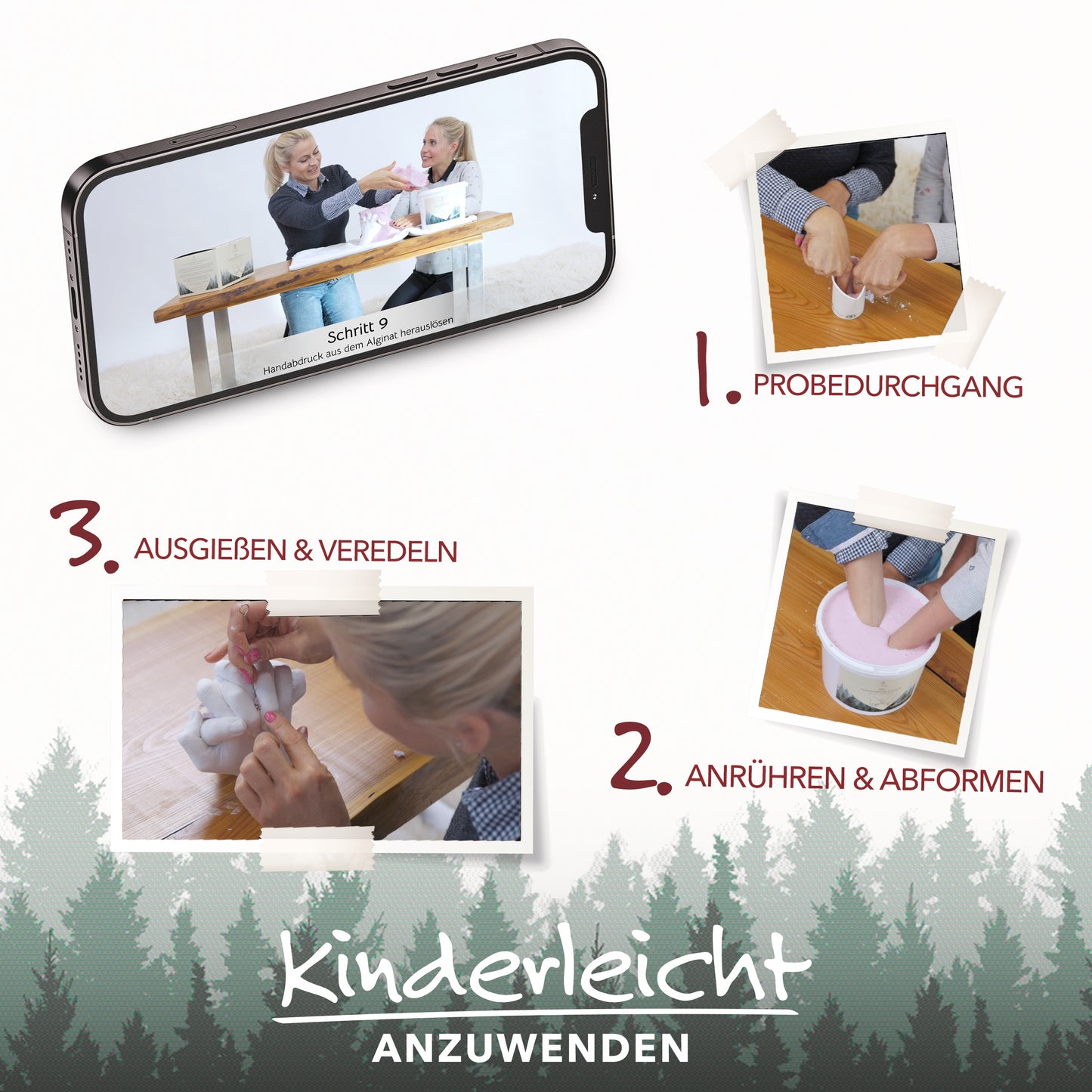 SoulBaby® Handabdruck Set für Paare von Joyfill