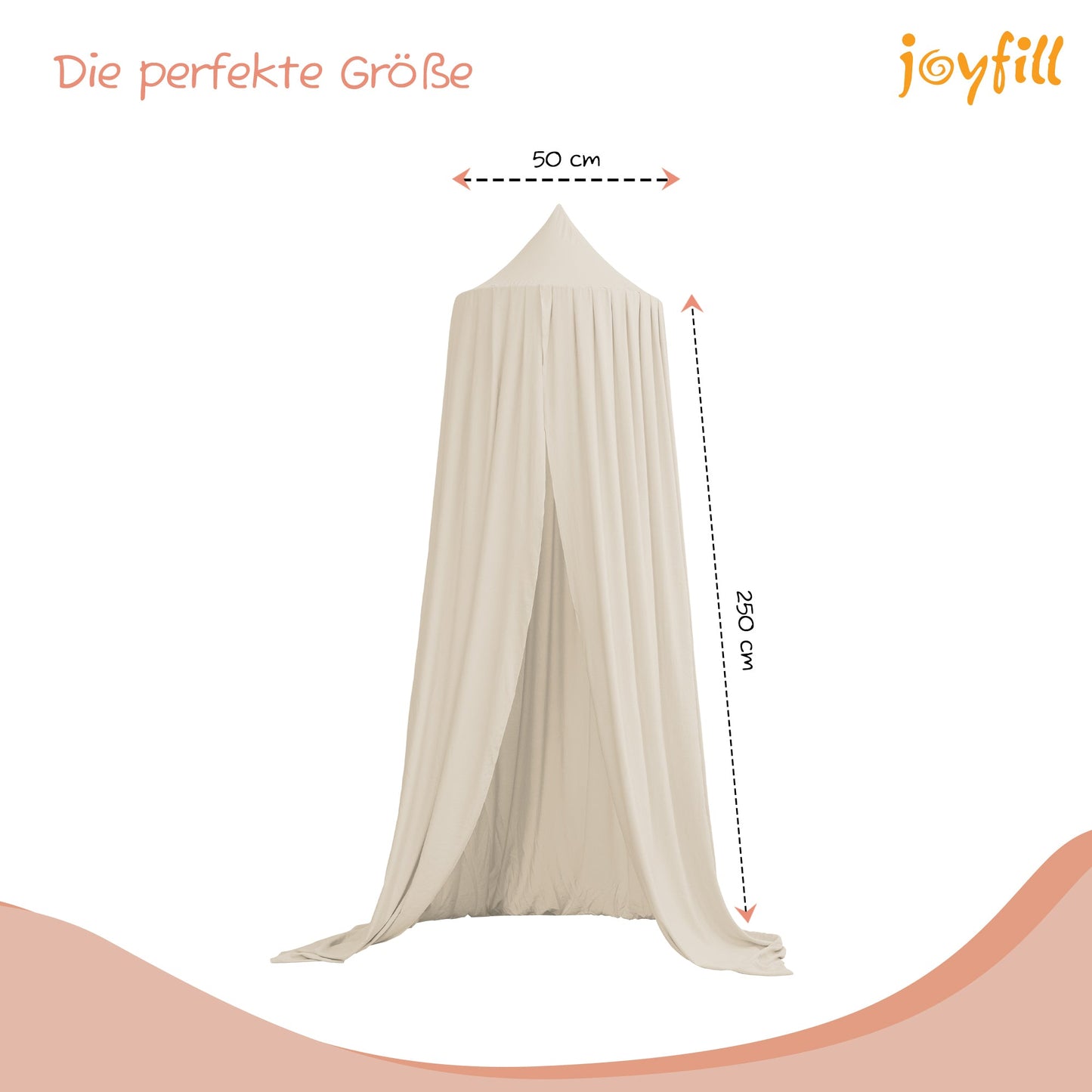 Betthimmel / Baldachin - 245cm - Joyfill