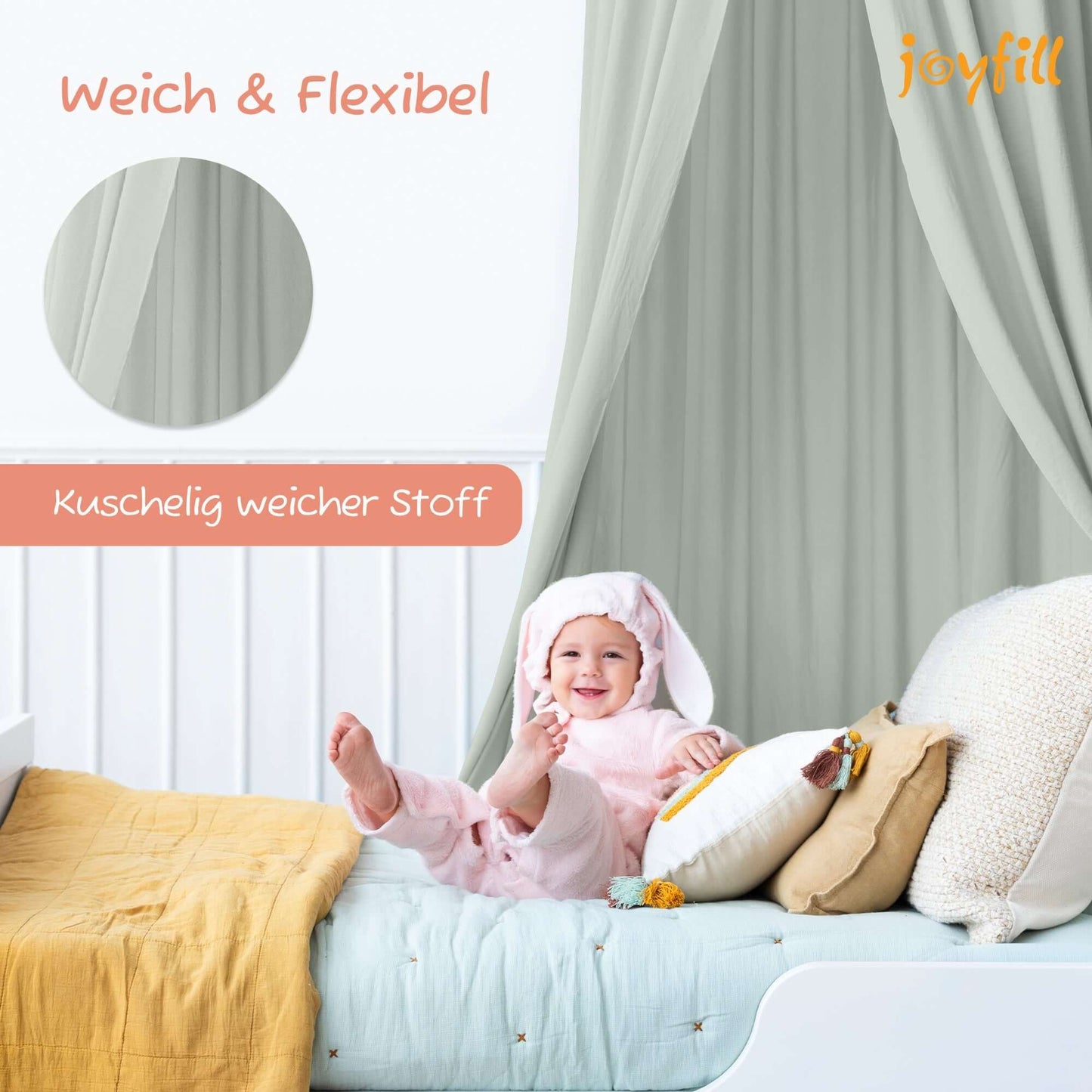 Betthimmel / Baldachin - 245cm - Joyfill