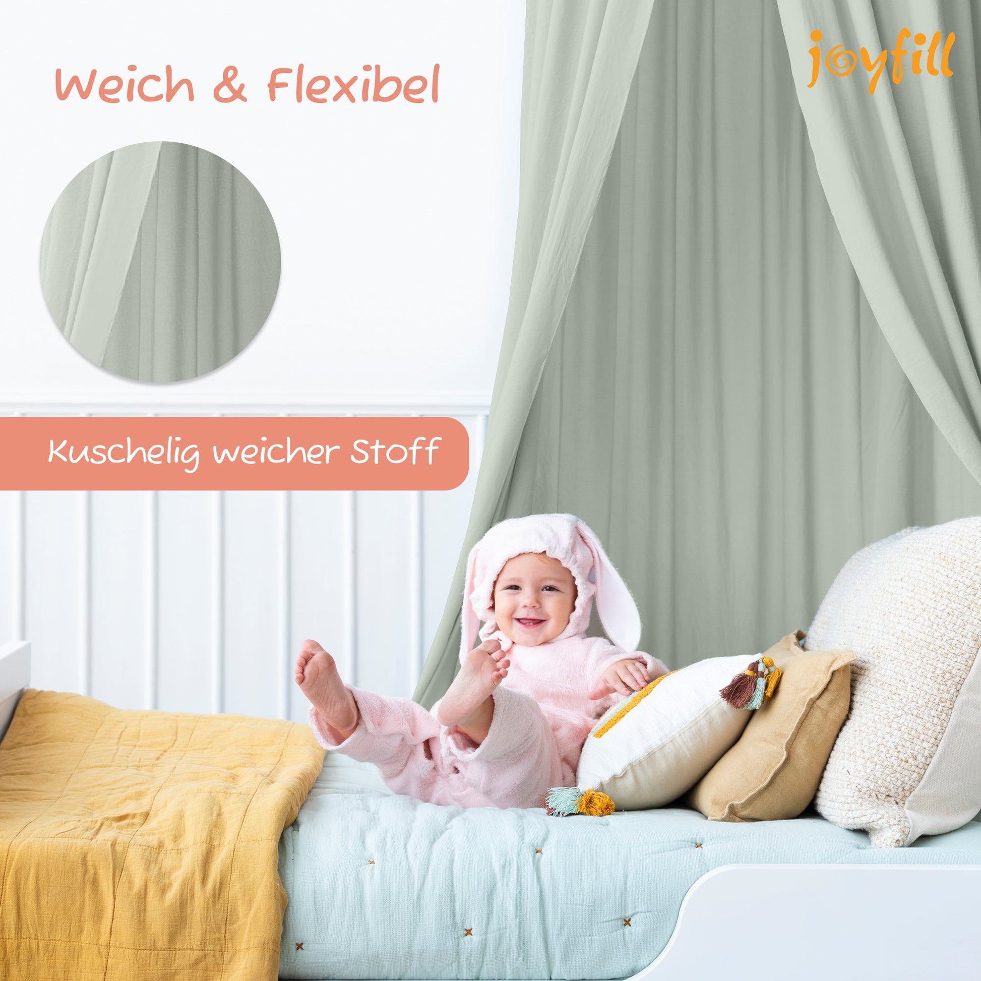 Betthimmel / Baldachin - 245cm - Joyfill