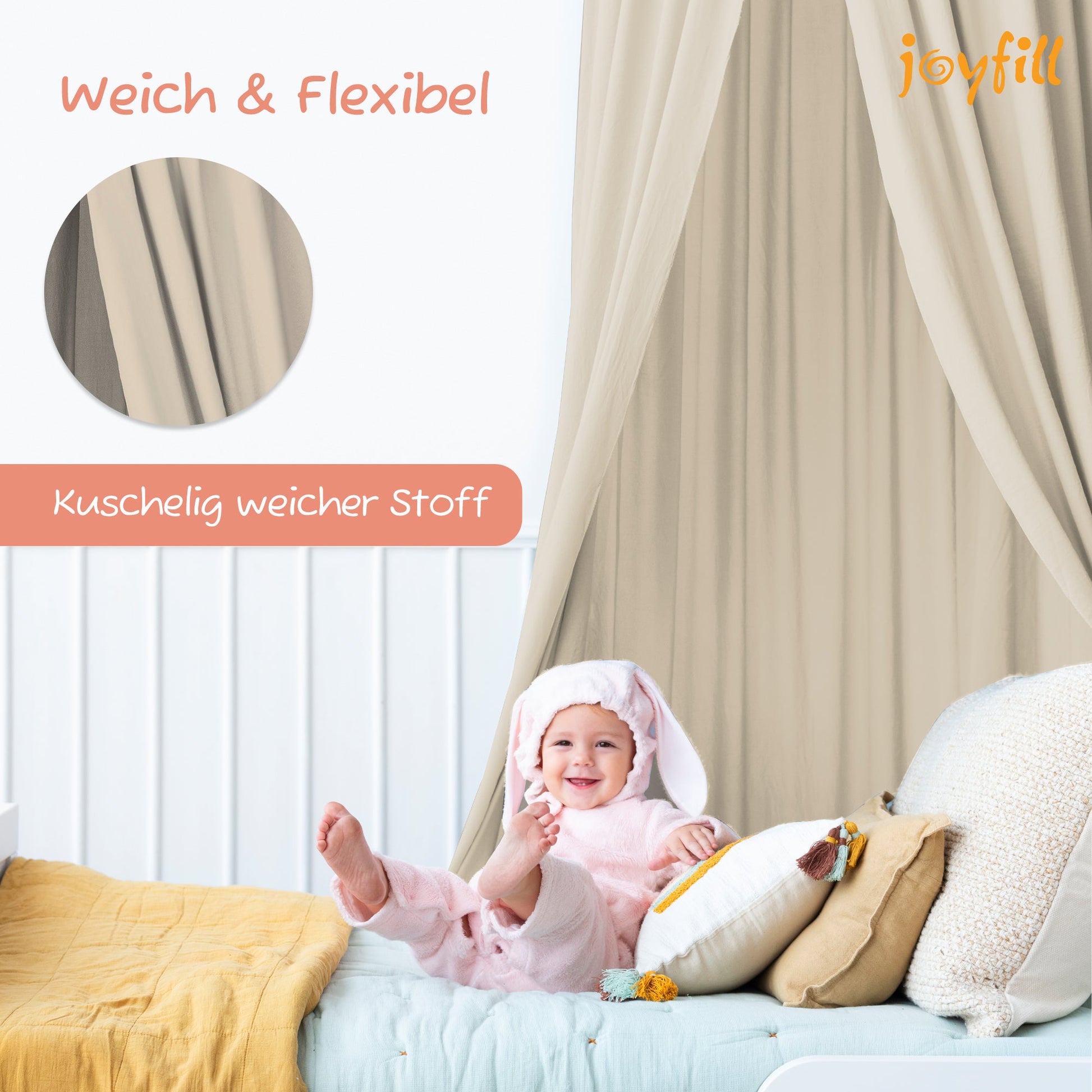 Betthimmel / Baldachin - 245cm - Joyfill