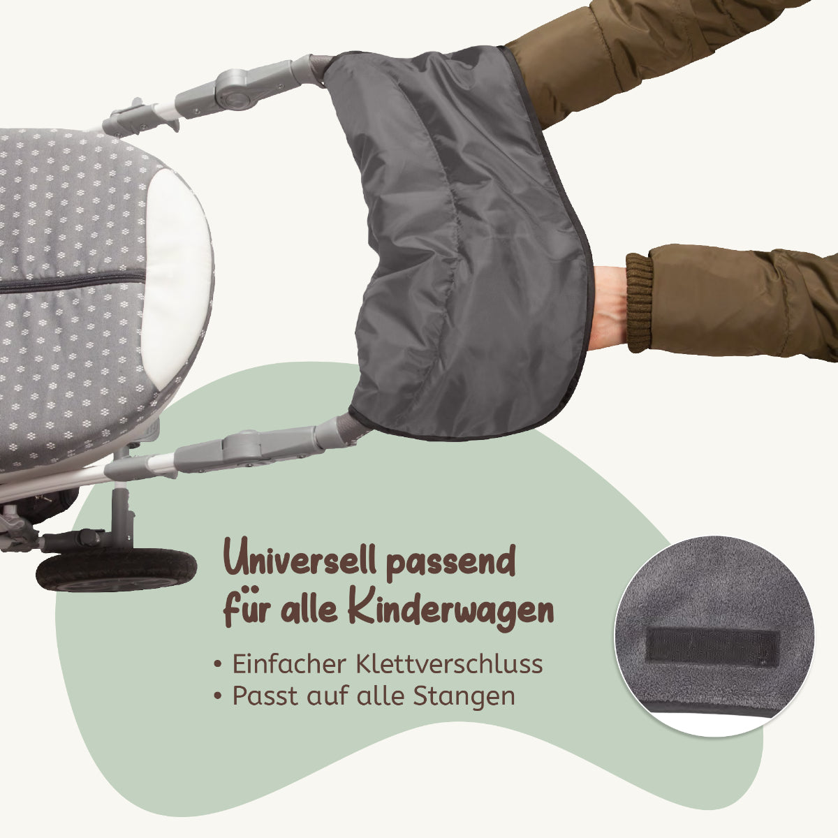 Joyfill Kinderwagen Handwärmer Handmuff Universal