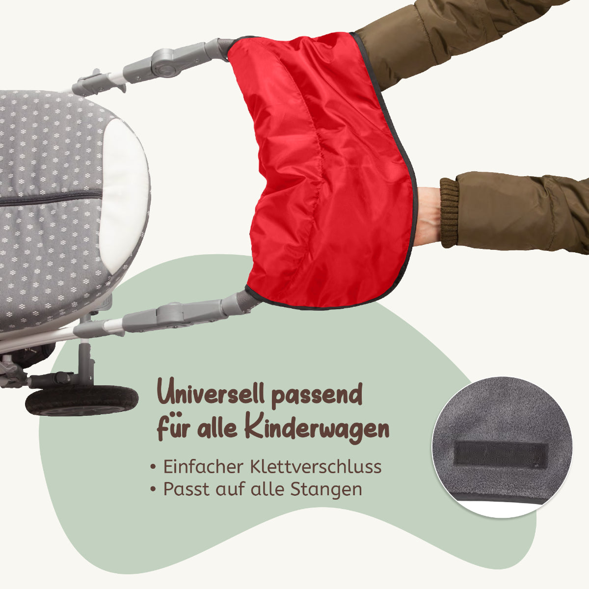 Joyfill Kinderwagen Handwärmer Handmuff Universal