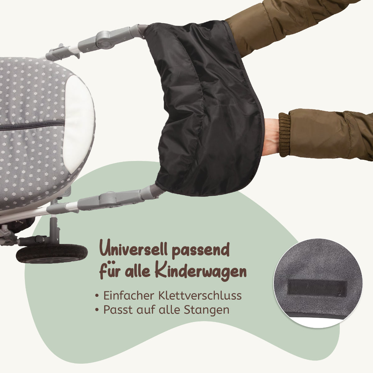 Joyfill Kinderwagen Handwärmer Handmuff Universal