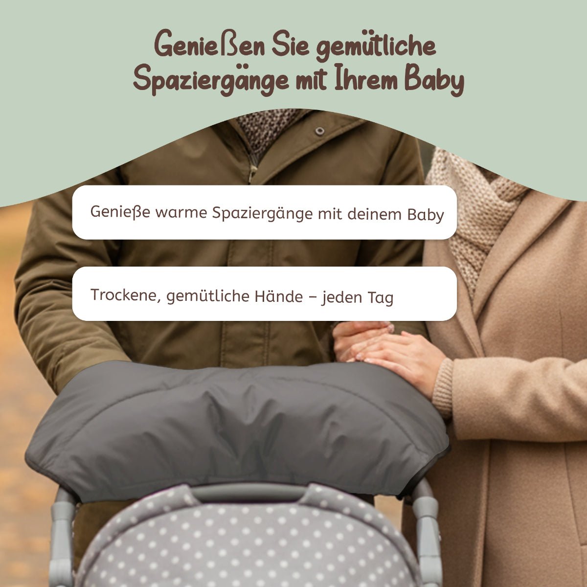 Joyfill Kinderwagen Handwärmer Handmuff Universal - Joyfill