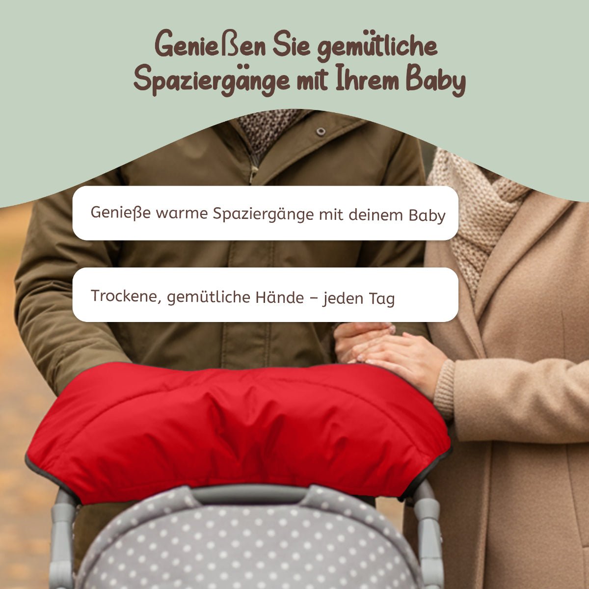 Joyfill Kinderwagen Handwärmer Handmuff Universal - Joyfill