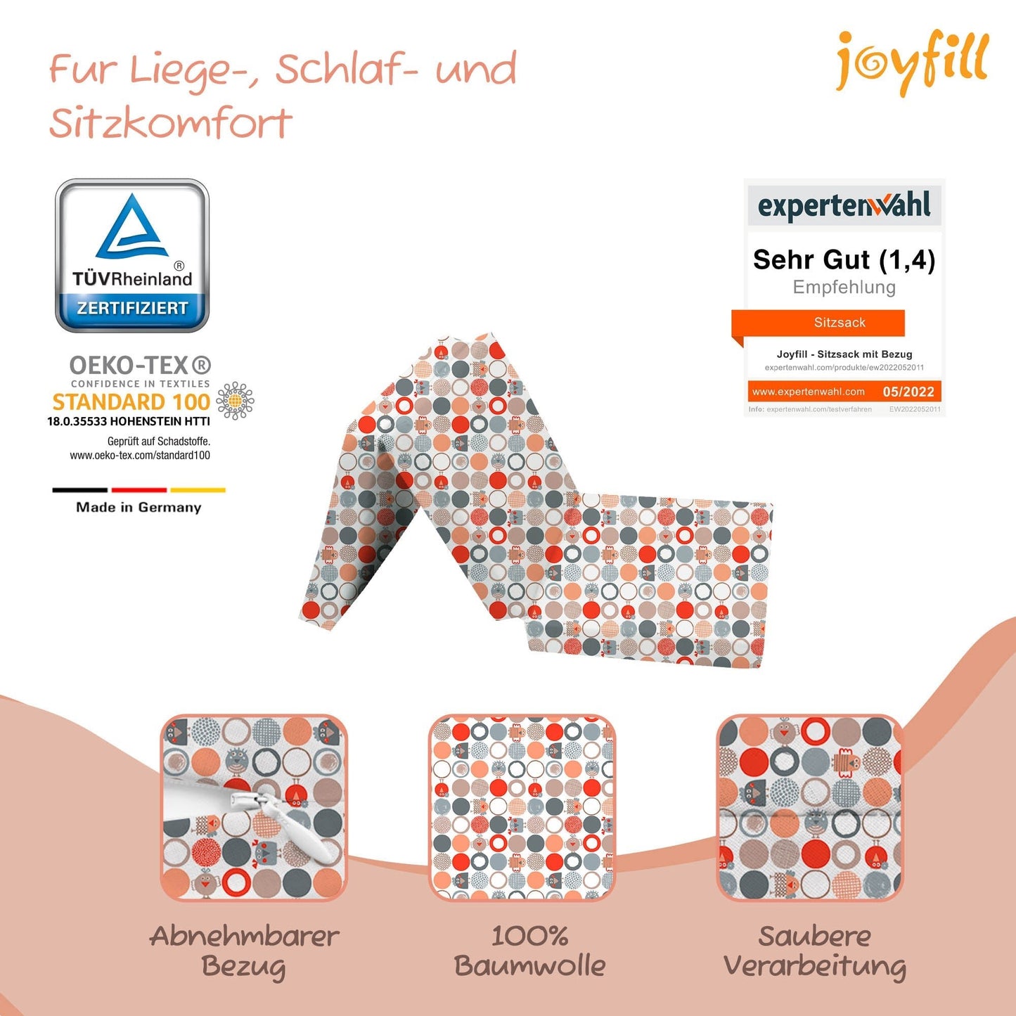 Joyfill Klappmatratze 120 x 60 x 4 cm - Joyfill