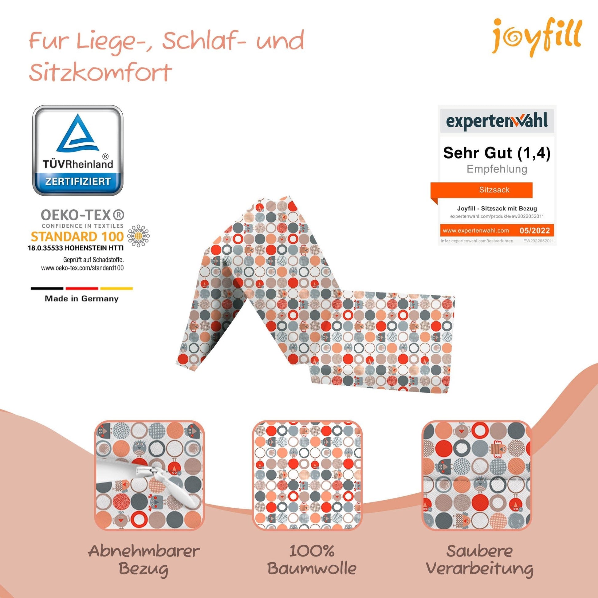 Joyfill Klappmatratze 120 x 60 x 4 cm - Joyfill