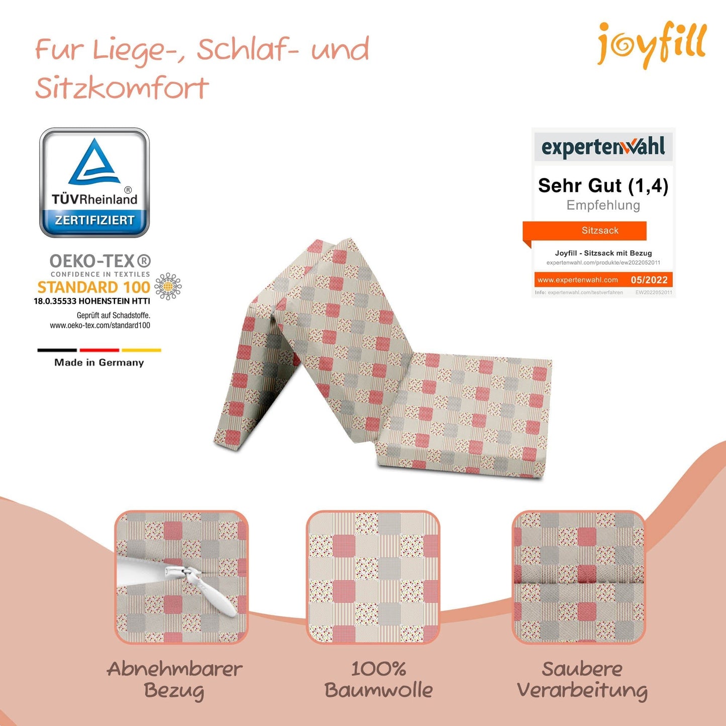 Joyfill Klappmatratze 120 x 60 x 4 cm - Joyfill