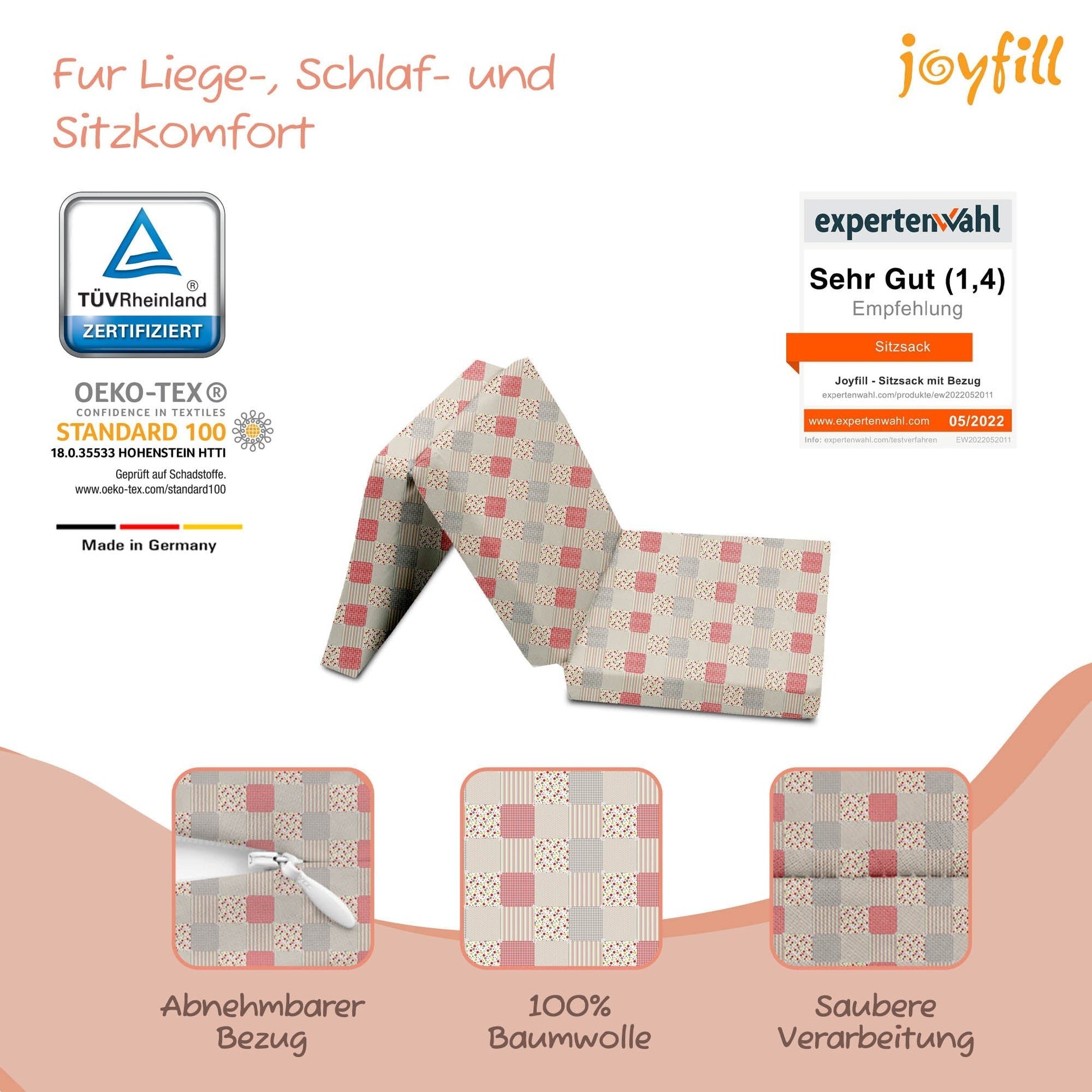 Joyfill Klappmatratze 120 x 60 x 4 cm - Joyfill