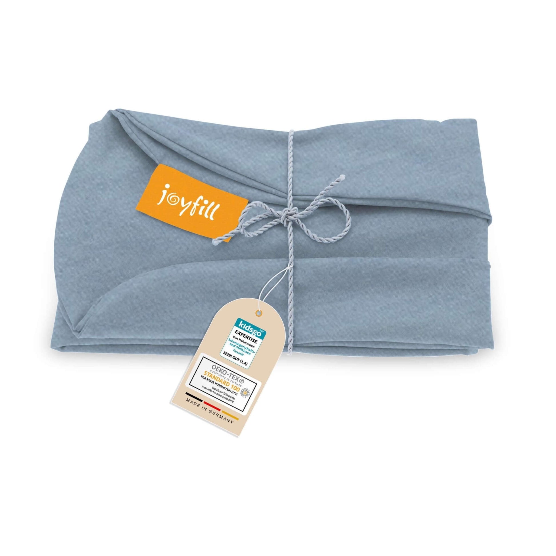 JOYFILL® Premium Kinder Sitzsack 90L Ersatzbezug - 100% uni kbA Baumwolle - Joyfill