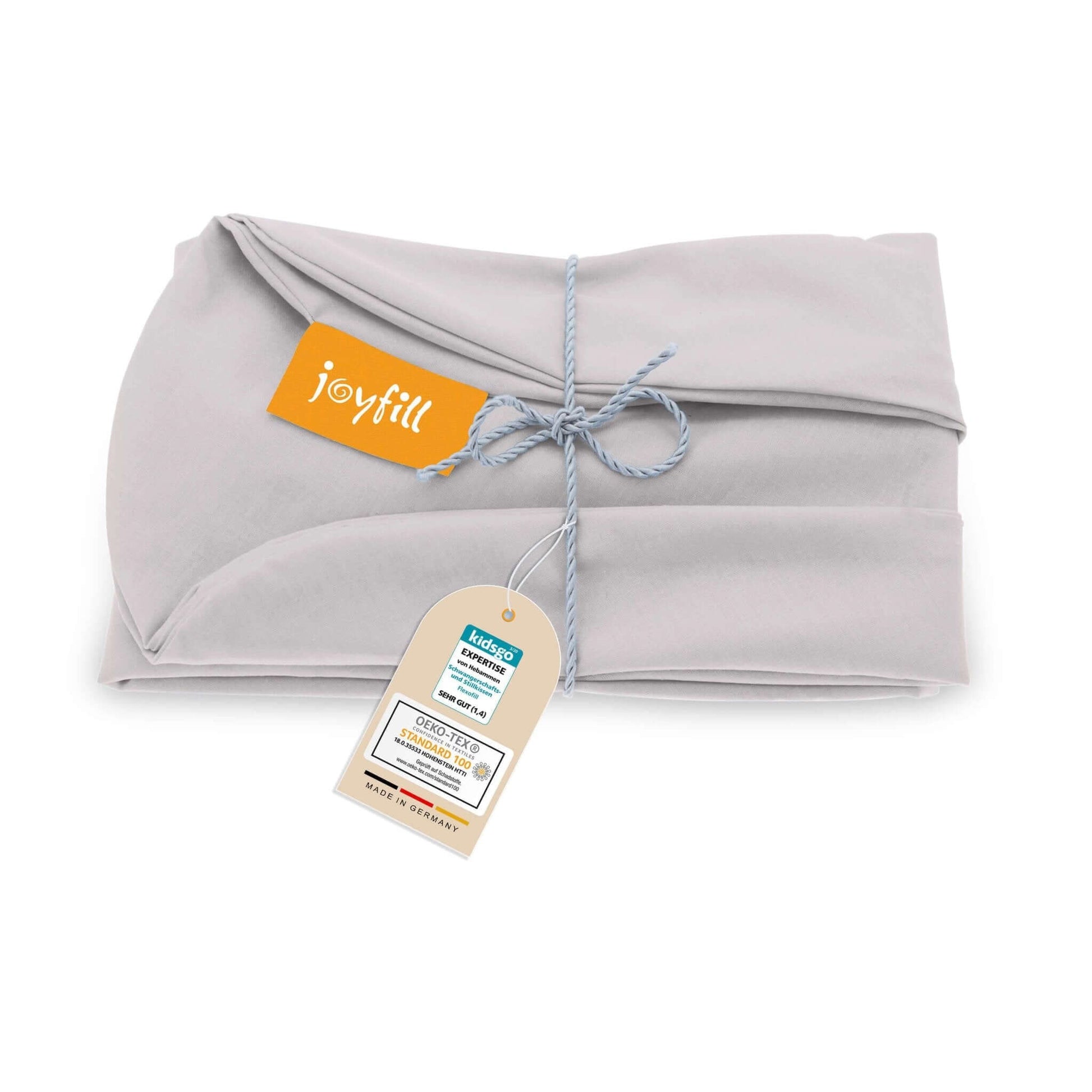 JOYFILL® Premium Sitzsack 240L Ersatzbezug - 100% uni kbA Baumwolle - Joyfill
