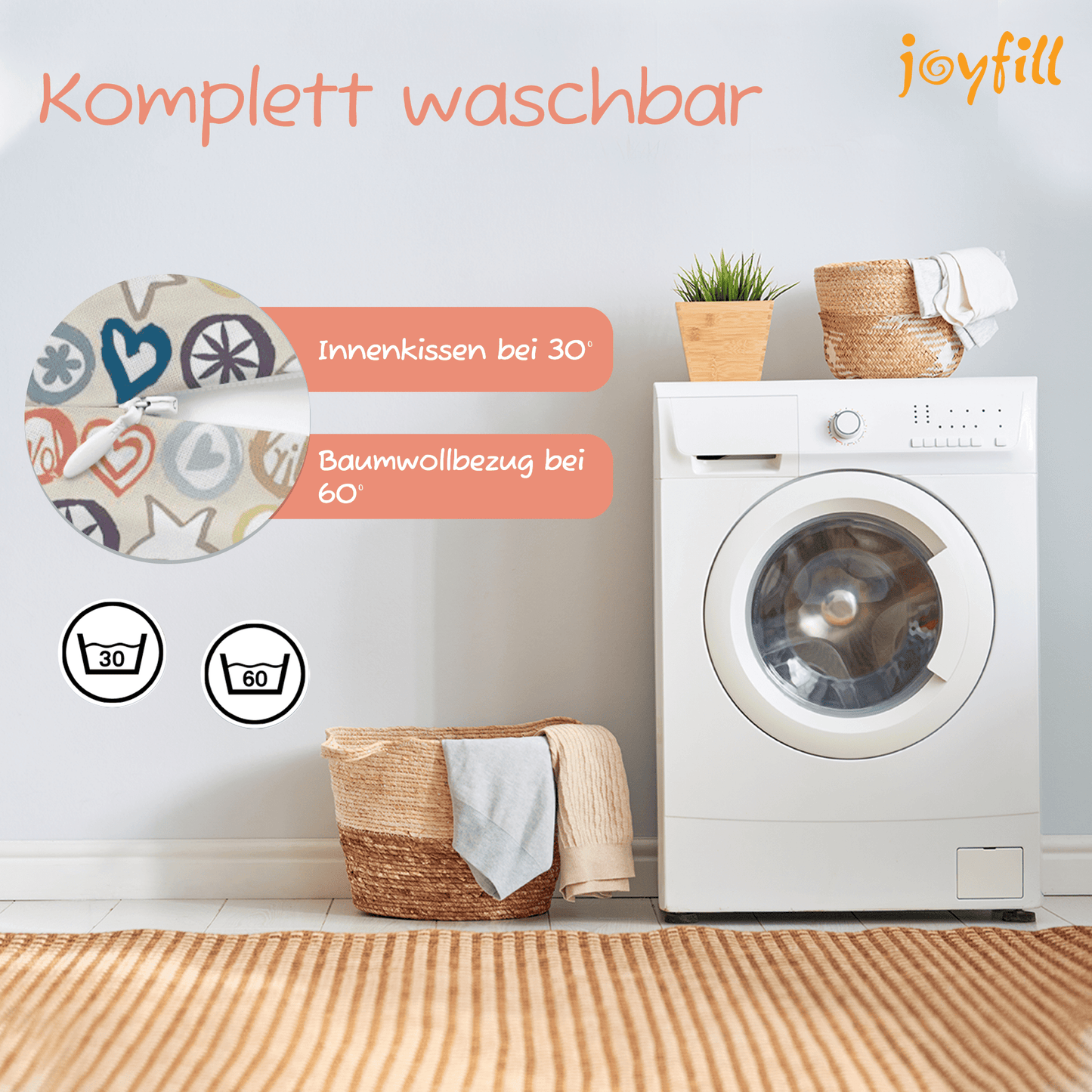 Joyfill Stillkissen (170cm) mit EPS - Joyfill