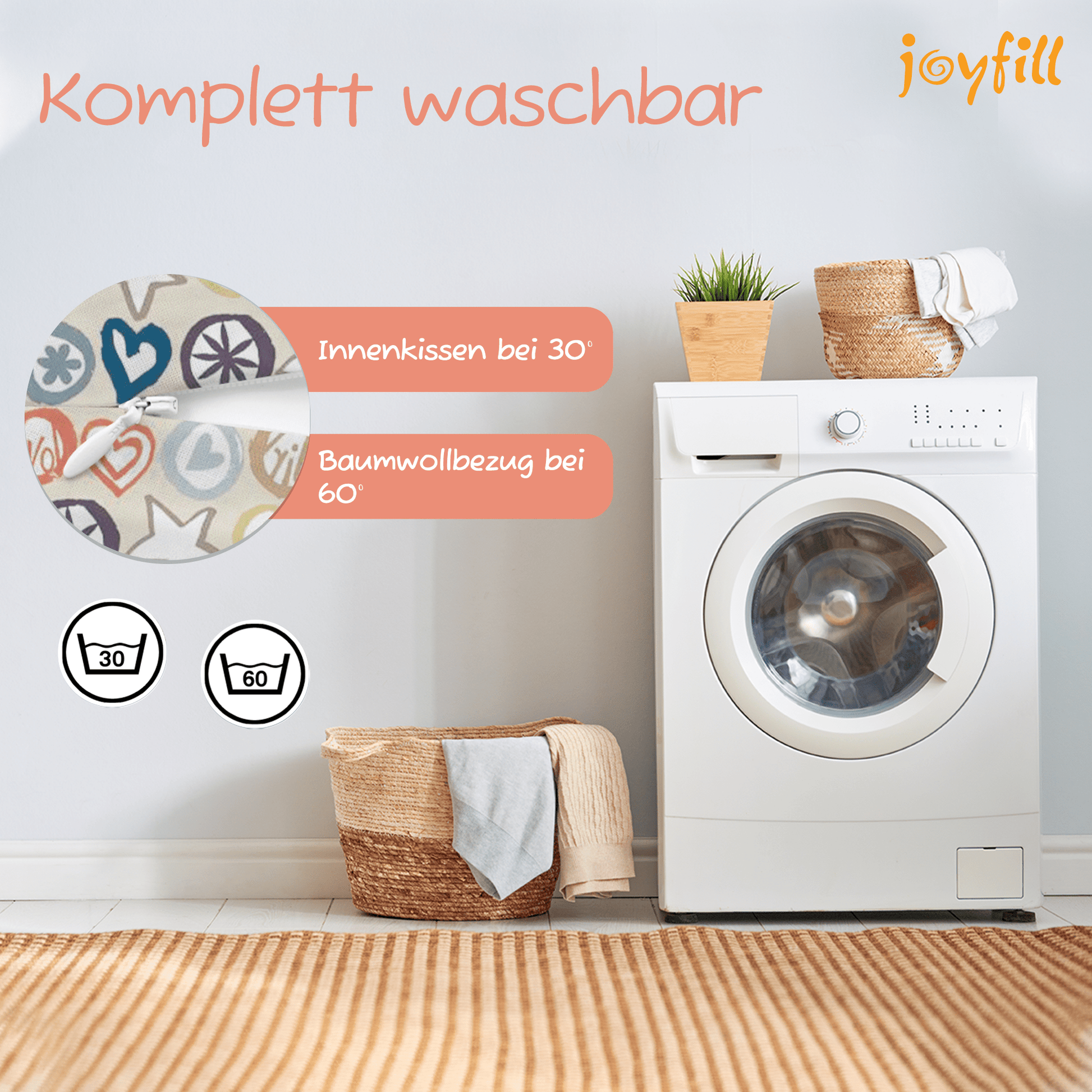 Joyfill Stillkissen (170cm) mit EPS - Joyfill