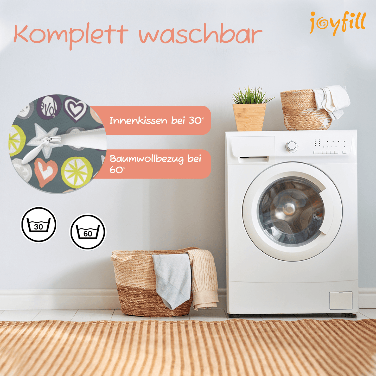Joyfill Stillkissen (170cm) mit EPS - Joyfill