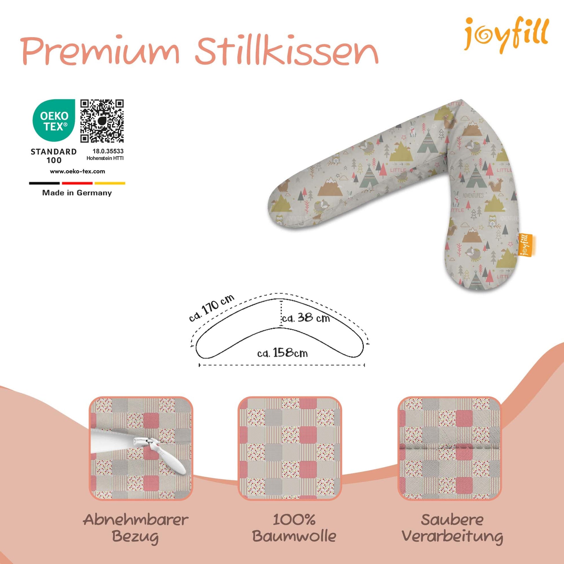 Joyfill Stillkissen (170cm) mit EPS - Joyfill